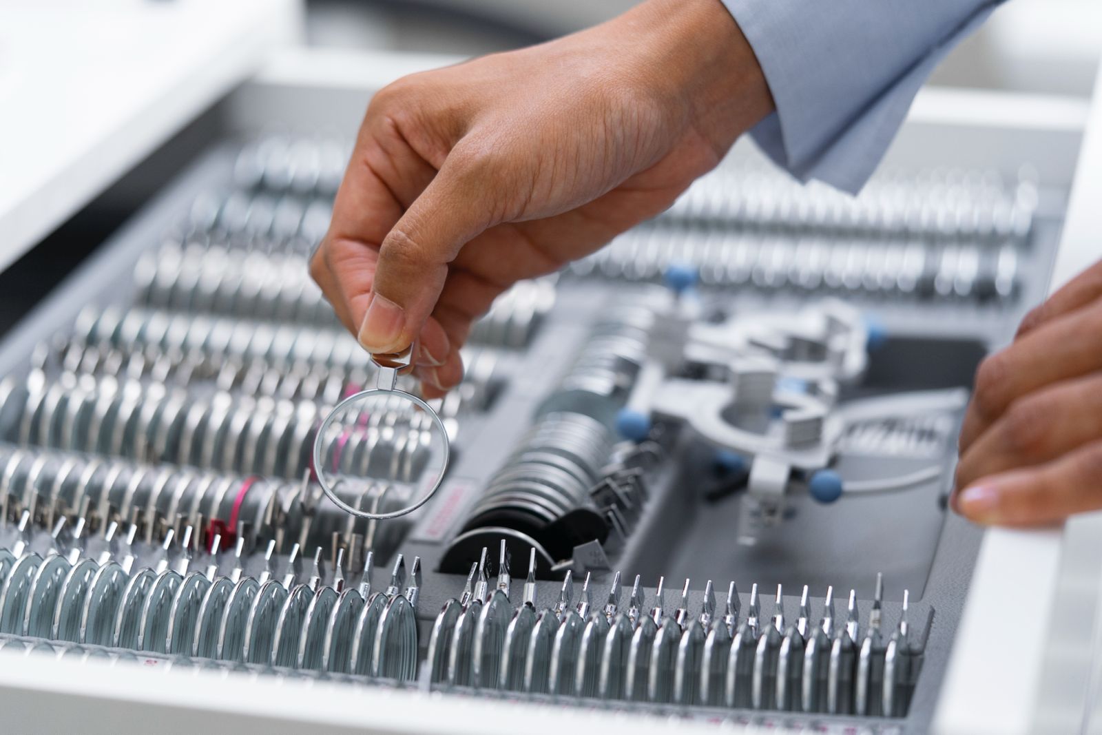 Professionele oogmeting op school